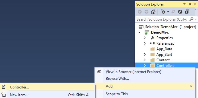 Controllers in MVC : Overview of Controller